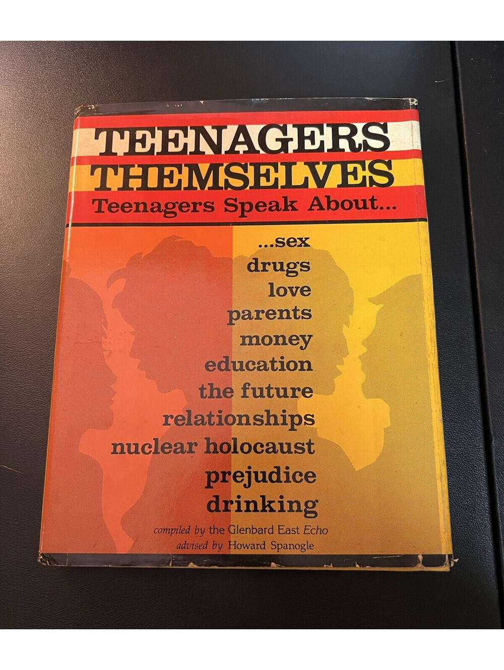 Vintage 1984 Teenagers Themselves Howard Spanogle Hardcover w/ Dust Jacket
